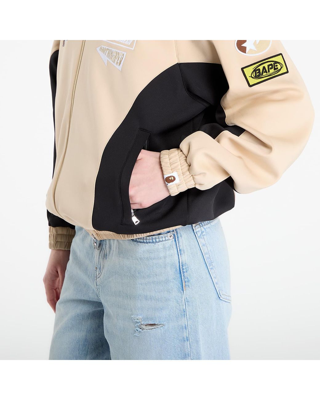 A Bathing Ape Natural Jacket Bape X Footshop
