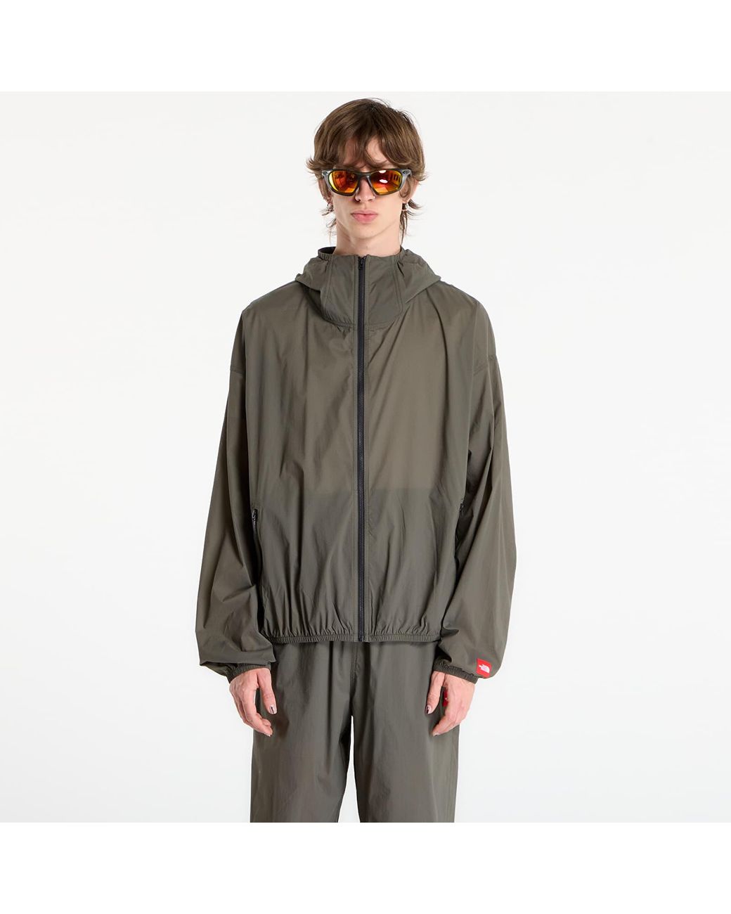 The North Face Brown Jacket Redbox Packable Hooded Wind Jacket for men