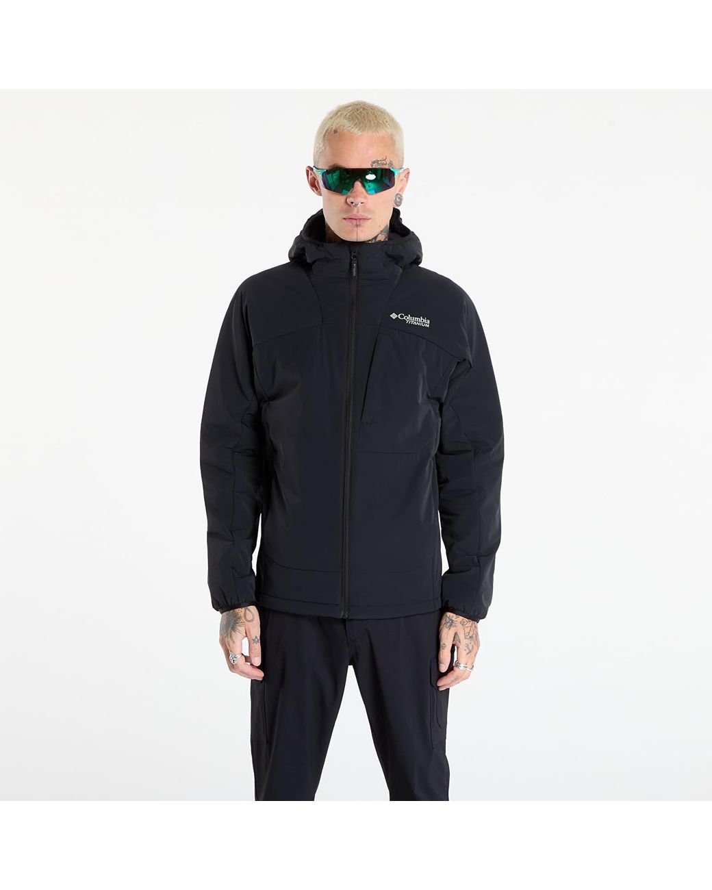 Columbia Blue Jacket Leaf Lite Hooded Jacket for men