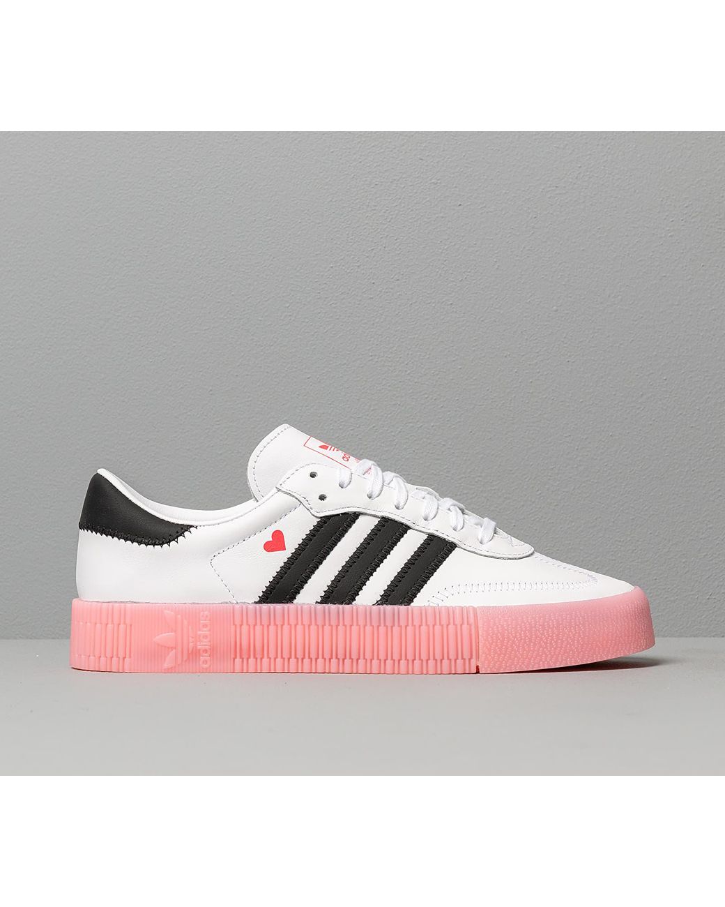 adidas Originals Adidas Sambarose W Ftw White/ Core Black/ Glow Pink | Lyst