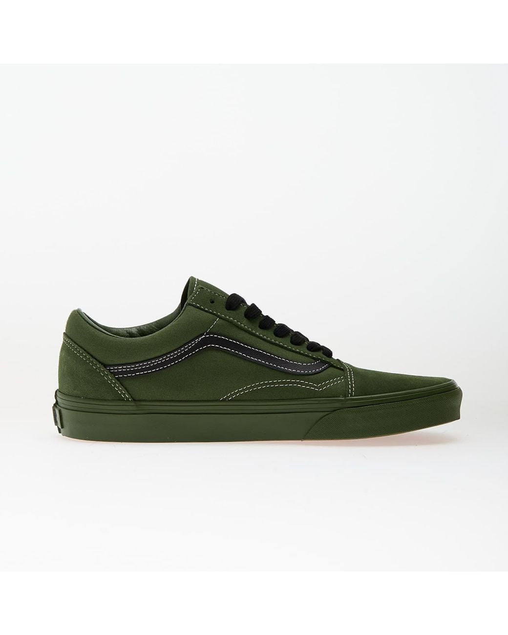 Vans Green Old Skool Sidewall Sneakers