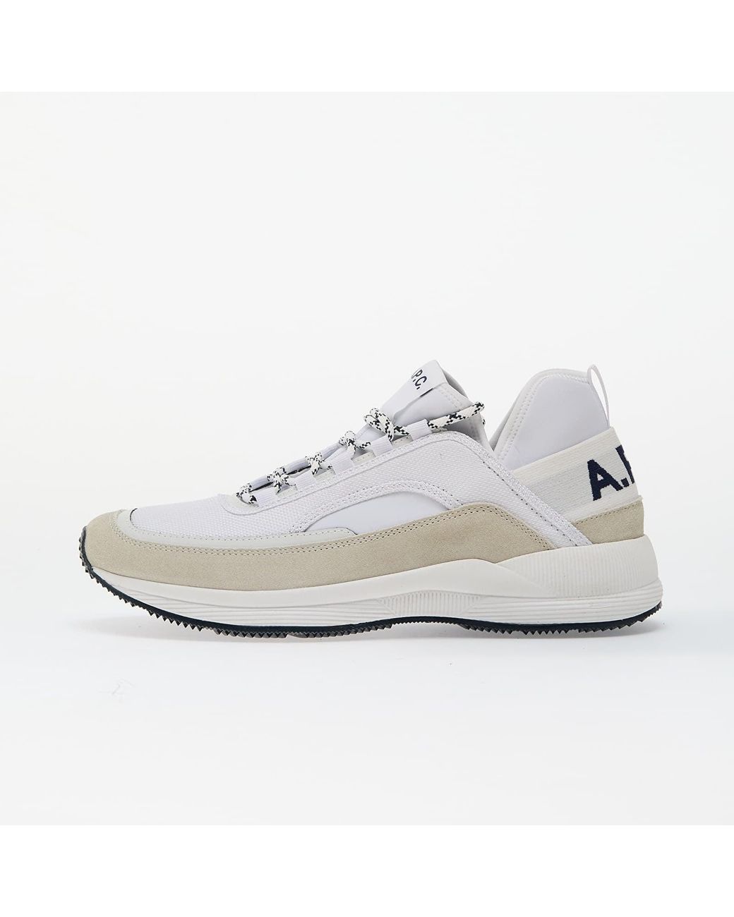 A.P.C. White Sneakers Run Around Sneakers for men