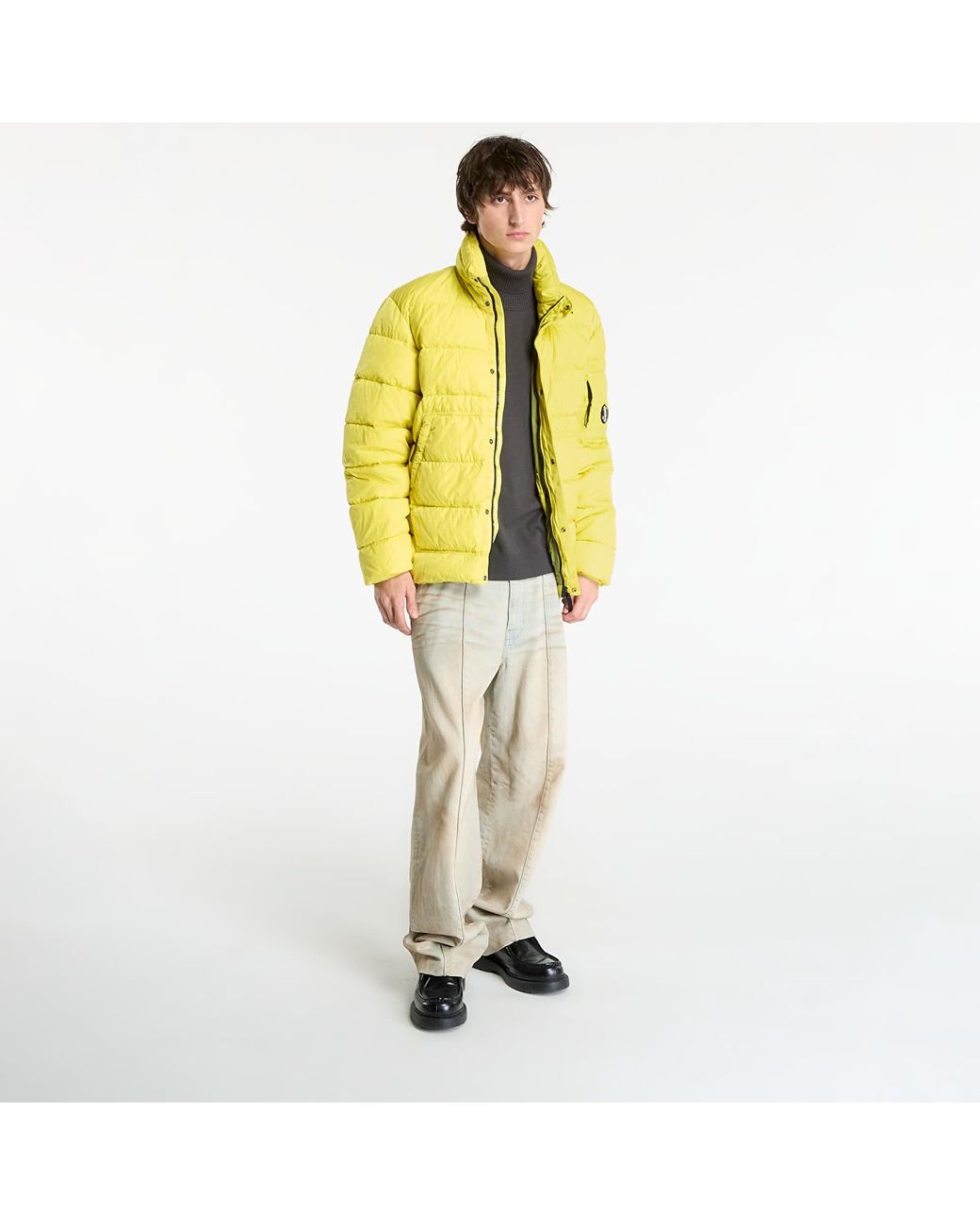 C P Company Jas Chrome-R Down Jacket in het Metallic voor heren