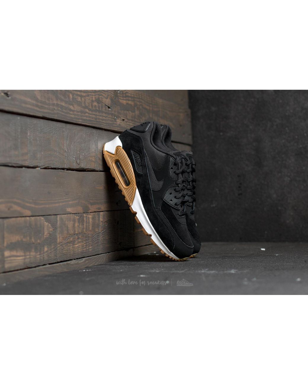 Nike Wmns Air Max 90 Se Black/ Black-gum Light Brown | Lyst