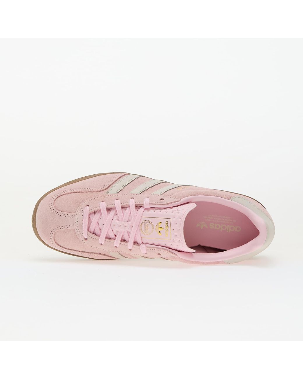 Adidas Originals Sneakers Adidas Gazelle Indoor W Clear/ Off/ Gum5 Eur in het Pink