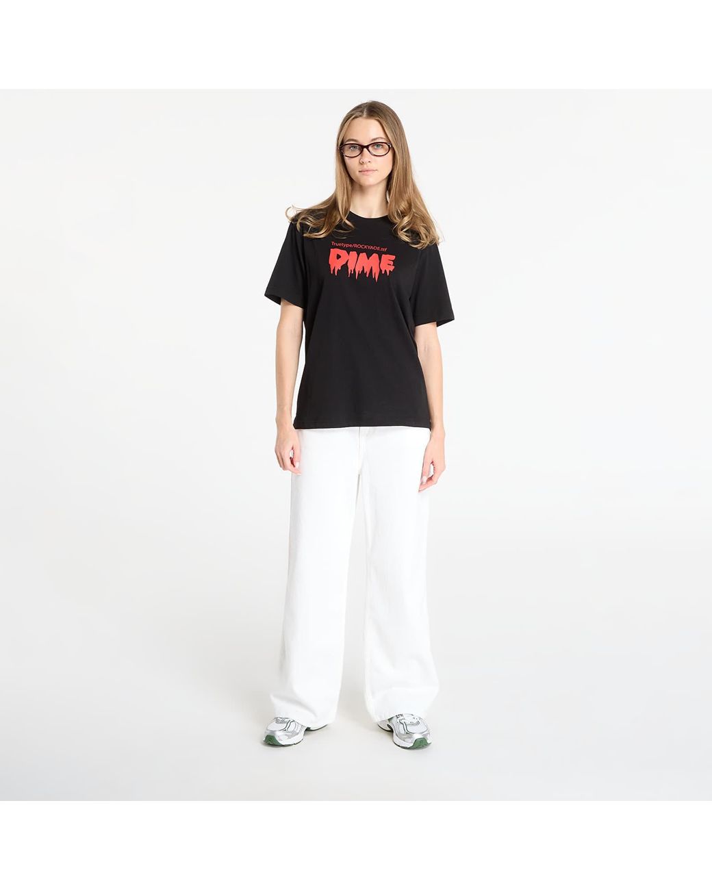 Dime T-Shirt Trill T-Shirt in het Black