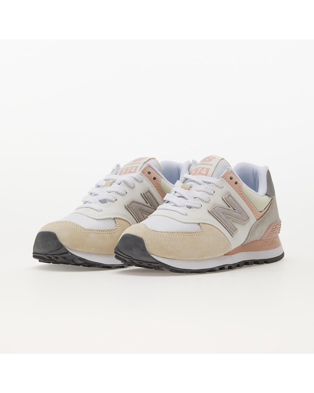 New Balance 574 Arctic Grey in White | Lyst