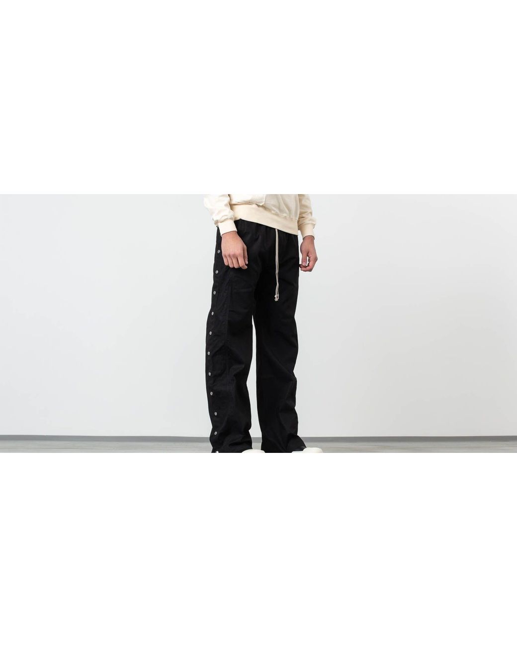 Rick Owens Drkshdw Easy Pusher Pants Black for Men Lyst