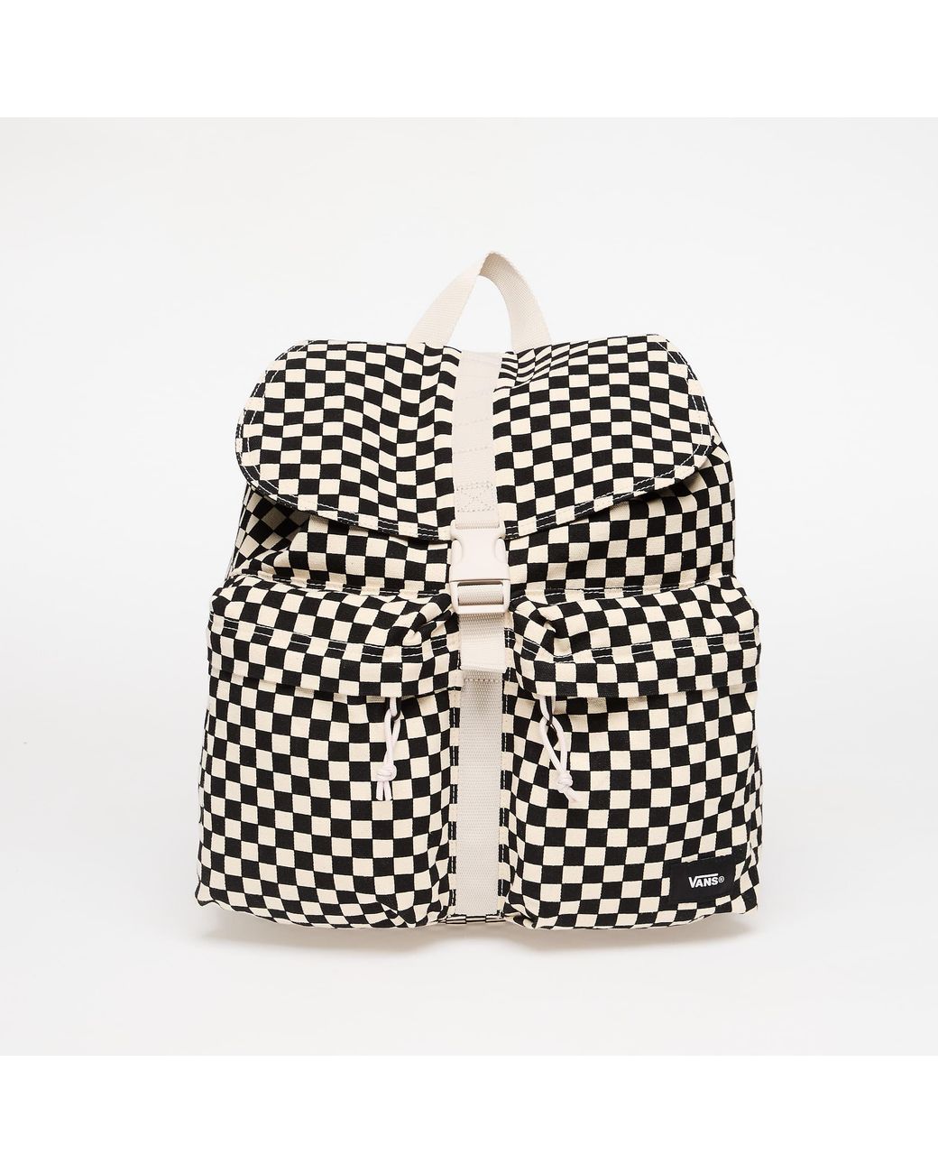 Vans Black Rucksack Scatter Backpack/ Natural