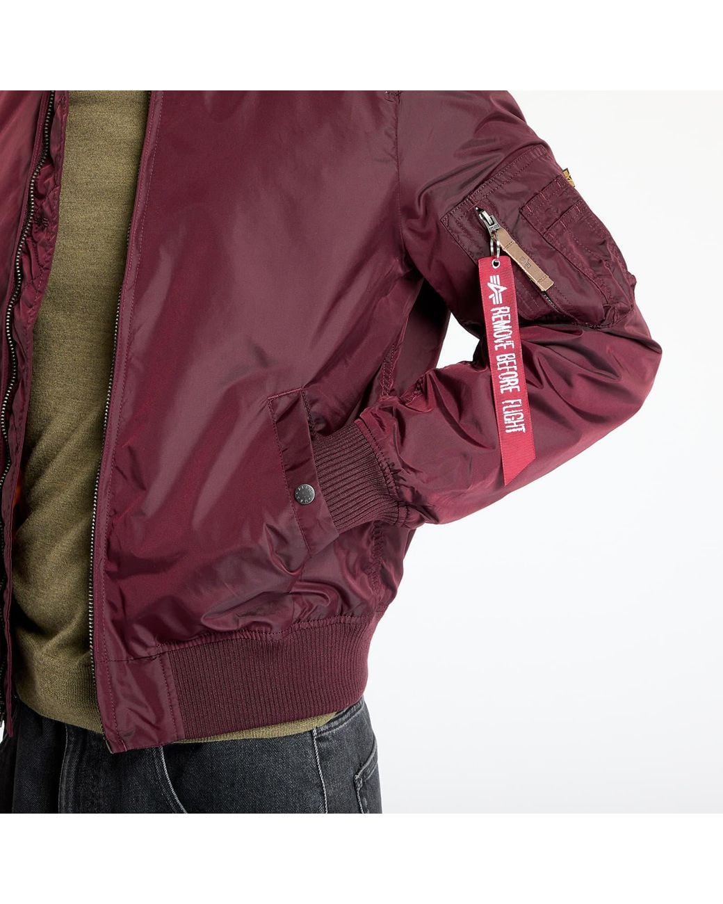 Alpha Industries Red Jacket Inc. Ma-1 Tt Two Tone for men