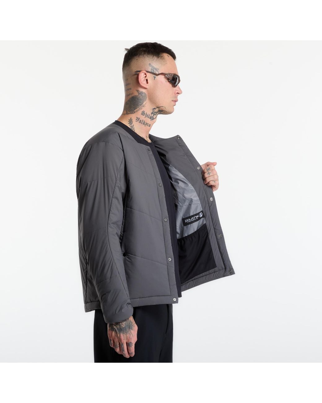 POUTNIK BY TILAK Gray Jacket Pygmy Jacket 21 for men