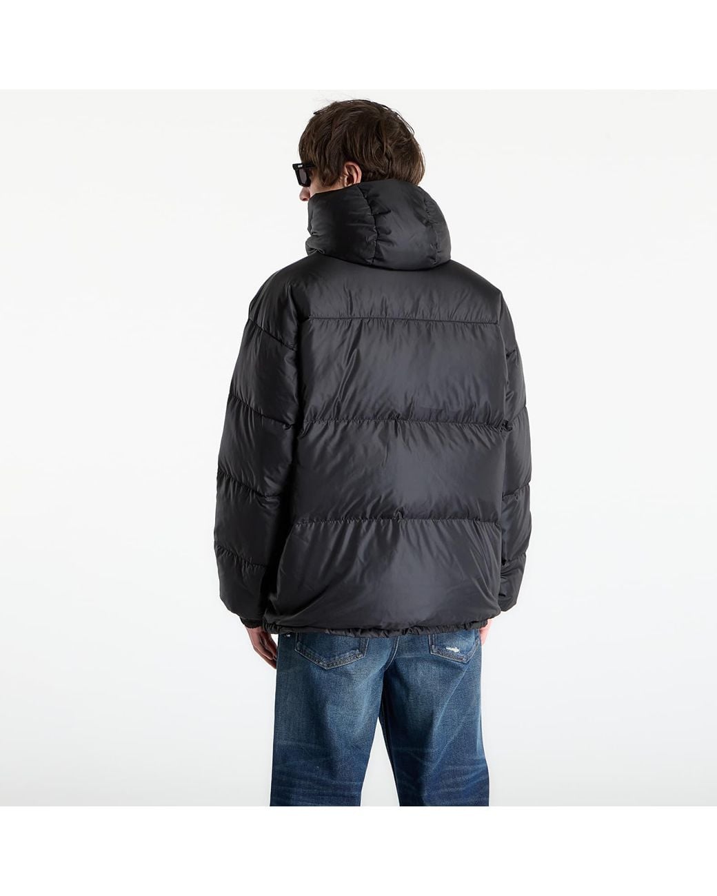 A Bathing Ape Black Jacket One Point Relaxed Fit Down Jacket M for men