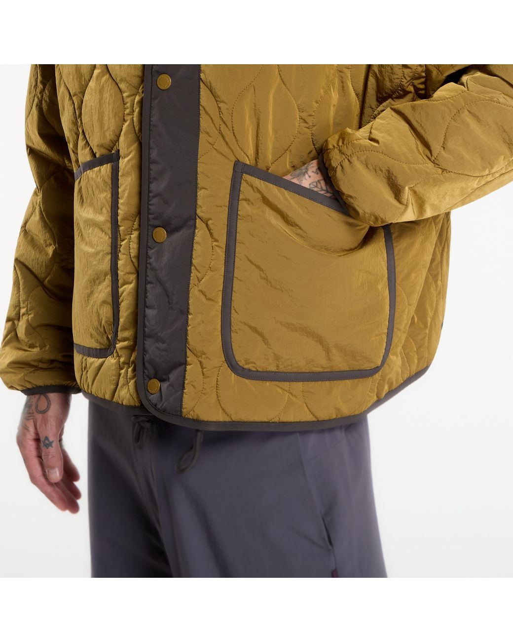 New Balance Bomber Quilted Bomber in het Brown voor heren
