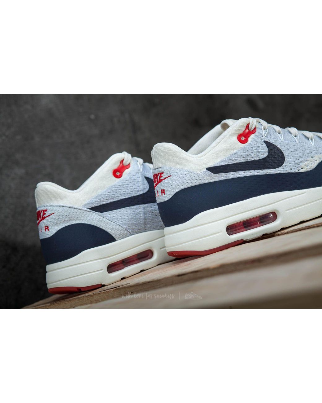 Nike Air Max 1 Ultra 2.0 Flyknit Sail/ Obsidian-wolf Grey in Gray for Men |  Lyst