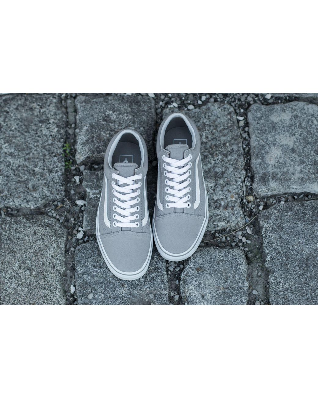 Vans old top skool drizzle/true white