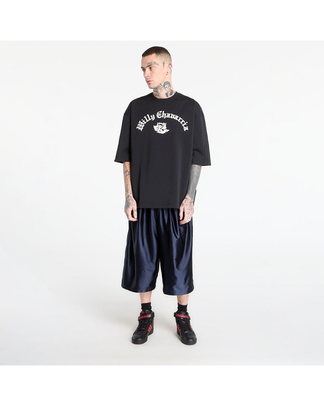 adidas Originals Shorts Adidas Chavarria Dazzle Snap Short in Blue