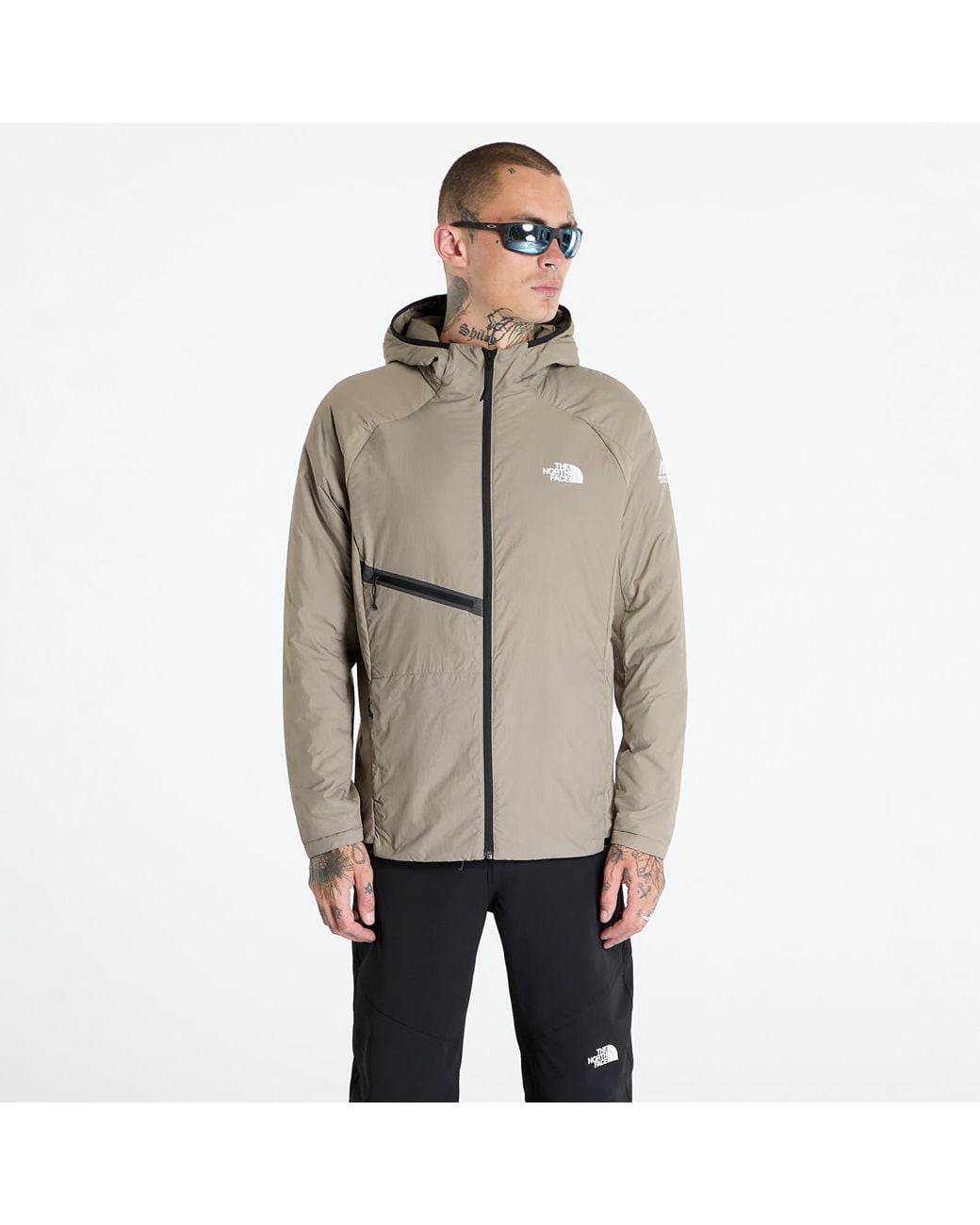 The North Face Jas M Mountain Athletics Hybrid Jacket in het Grijs