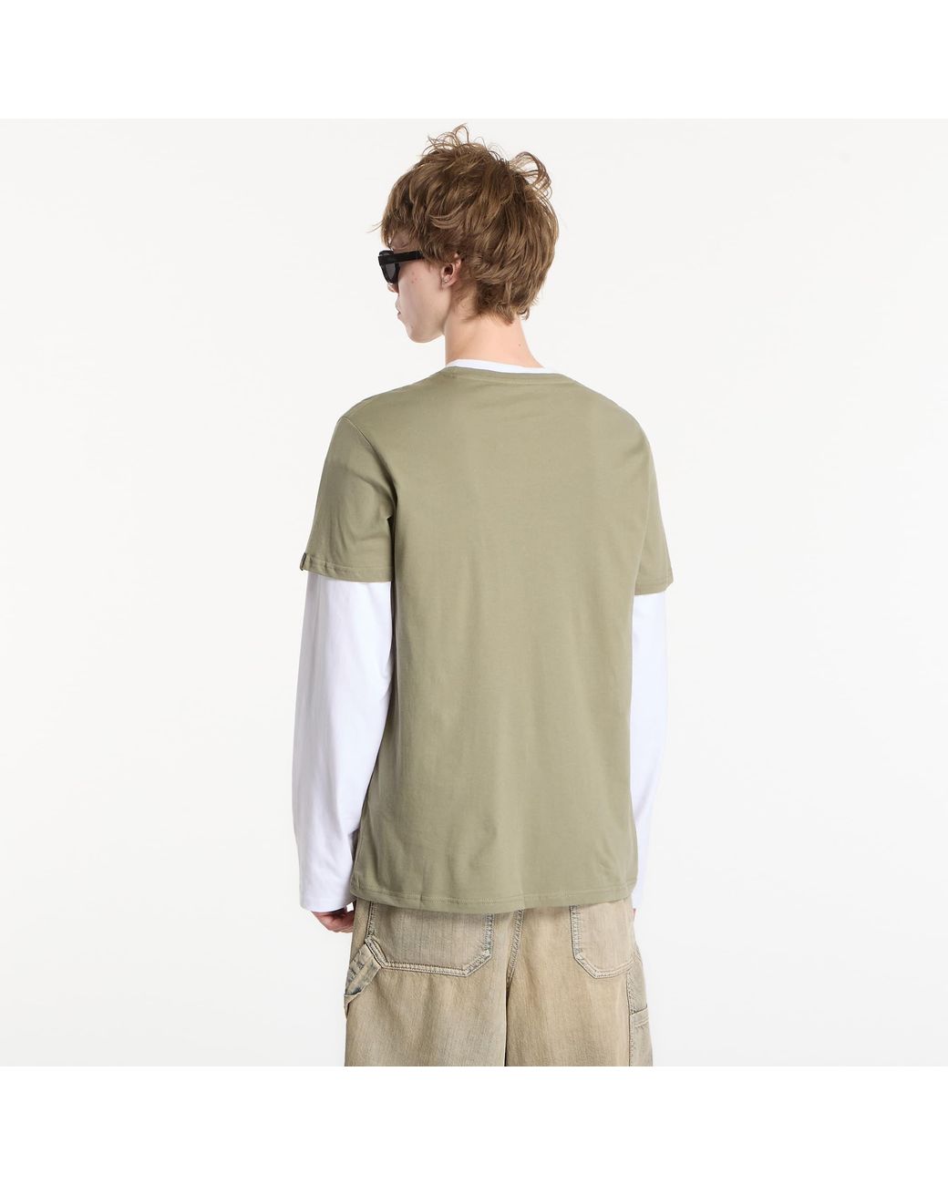 Alpha Industries T-Shirt Basic Tee in Green für Herren