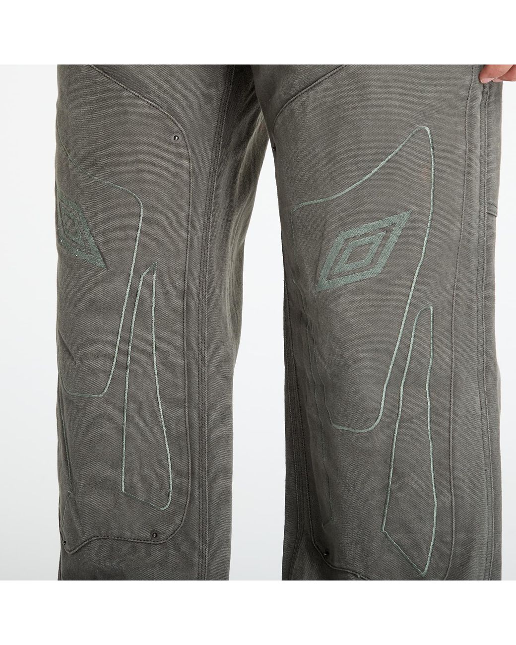 Umbro Gray Pants Shinguard Canvas Pants for men