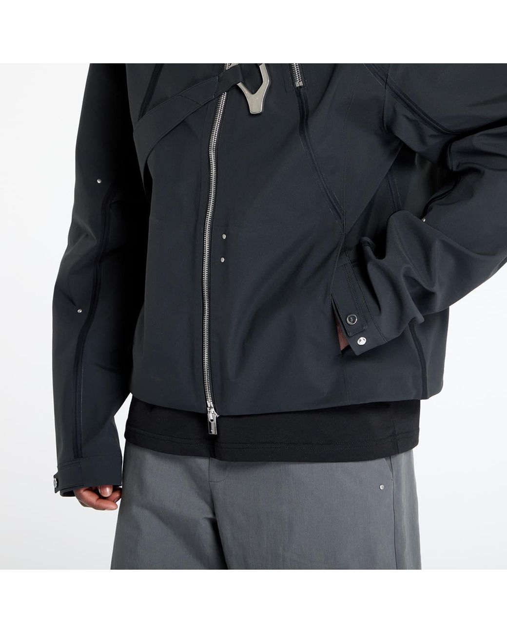 HELIOT EMIL Jacket Moire Technical Jacket in Black for Men | Lyst