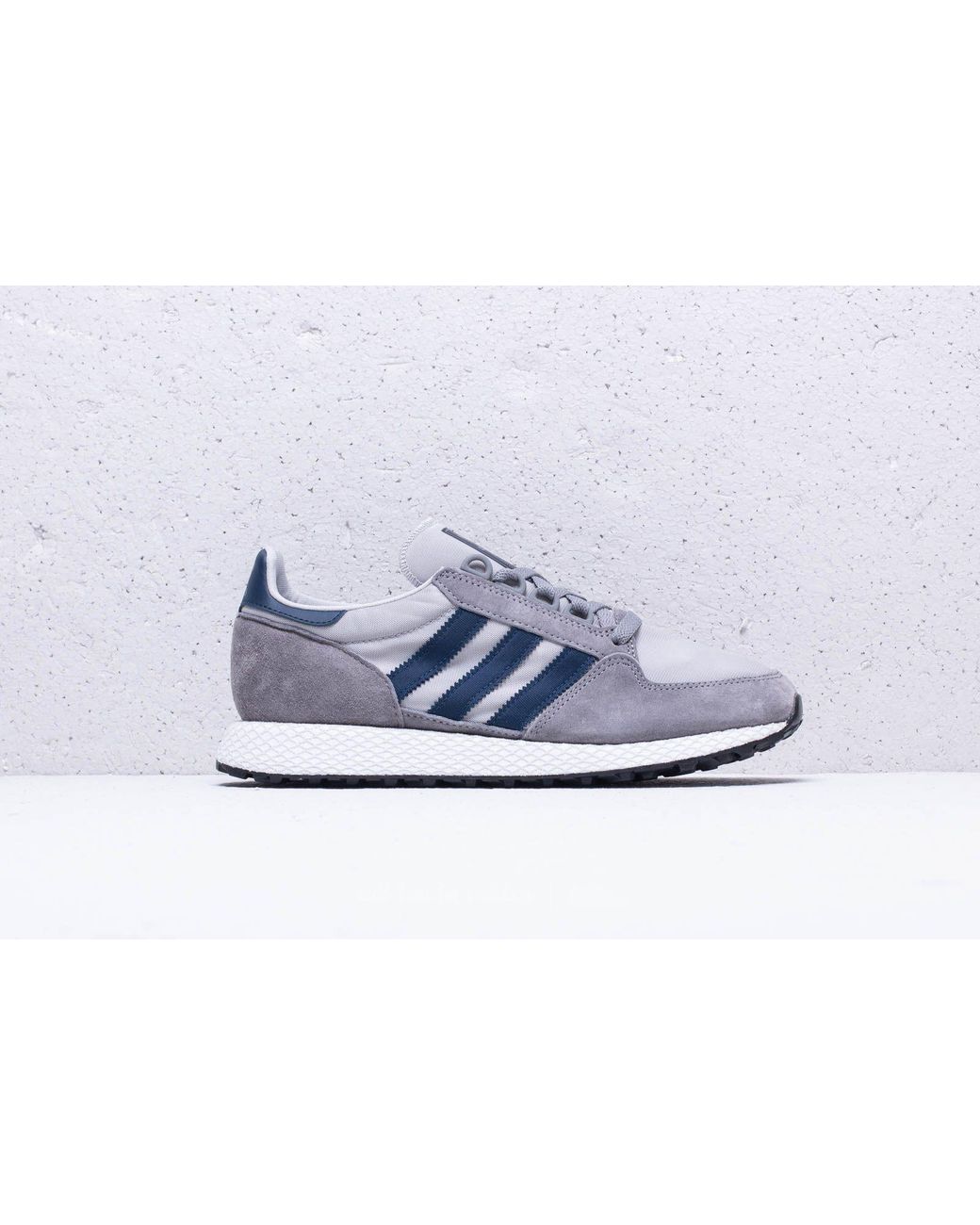 adidas Originals Adidas Forest Grove Grey Three/ Collegiate Navy/ Grey Two  in Gray for Men | Lyst