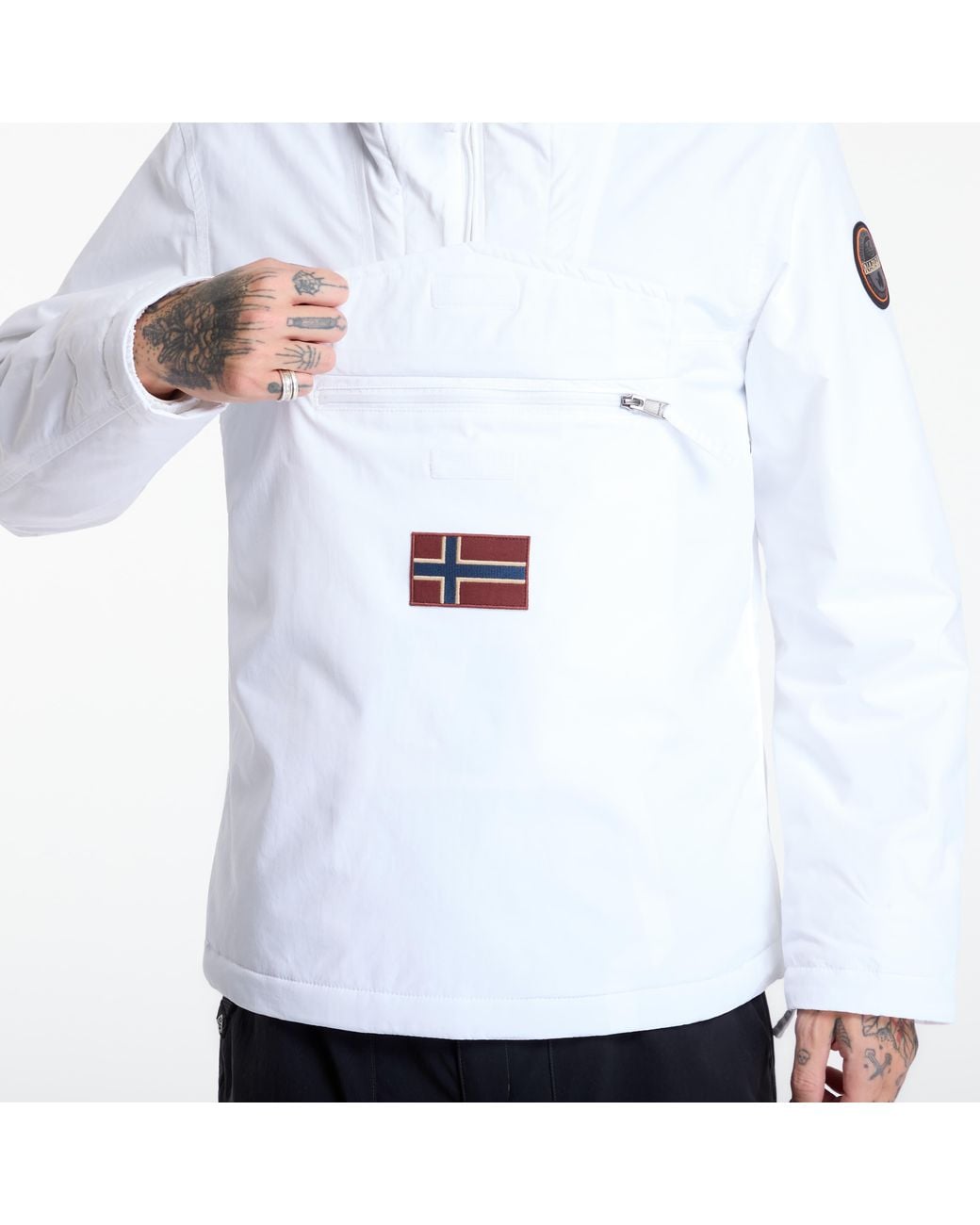 Napapijri Jas Rainforest Winter 3 Jacket in het White voor heren
