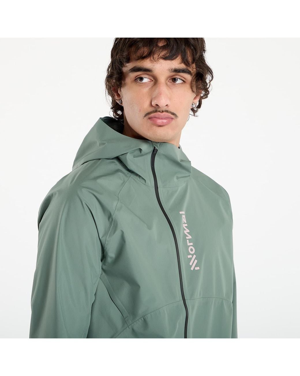 NNormal Windjack Trail Rain Jacket in het Green voor heren