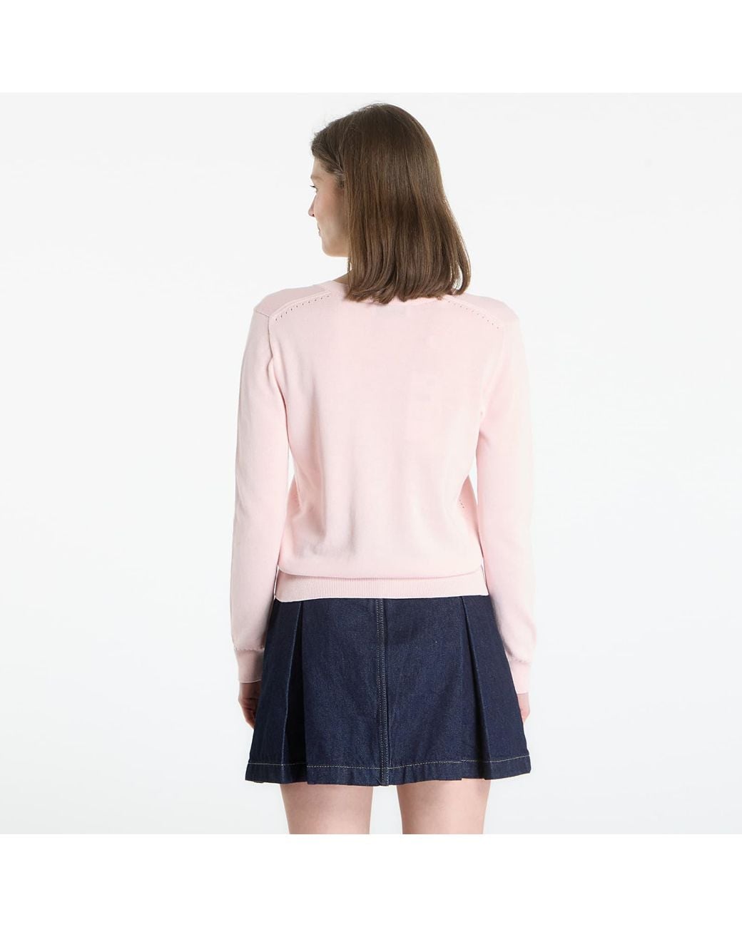 Lacoste White Pullover Sweater