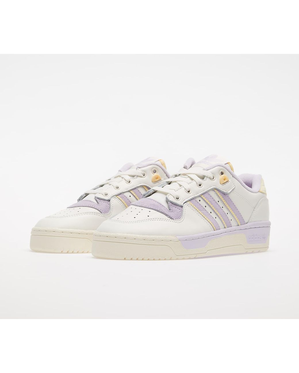 adidas Originals Adidas Rivalry Low Cloud White/ Off White/ Purple Tint for  Men | Lyst