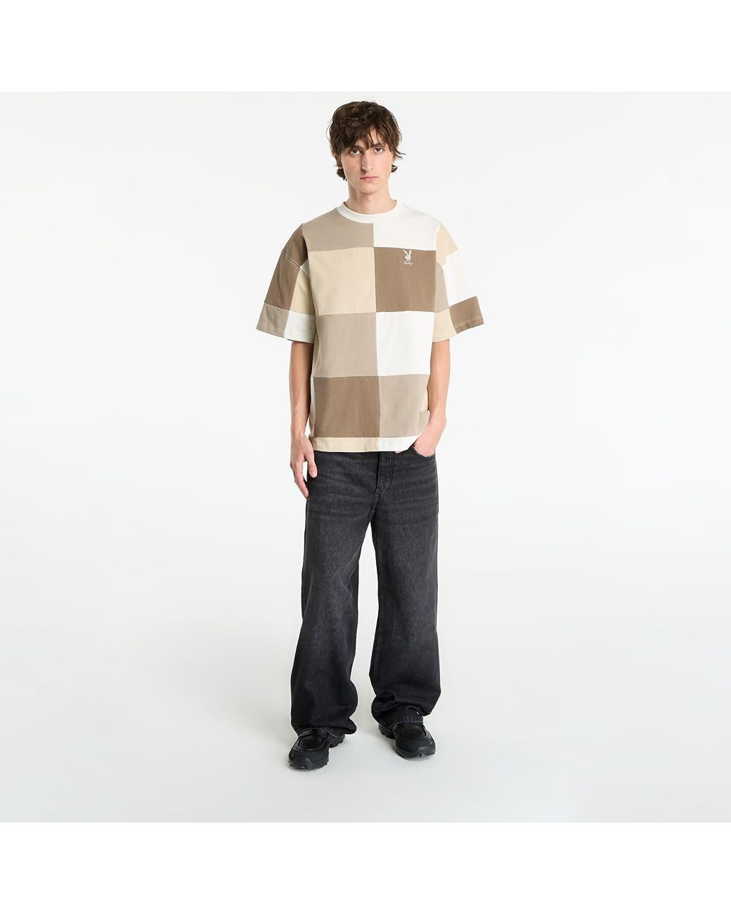 FTSHP Natural T-Shirt Playboy X Patchwork Tee