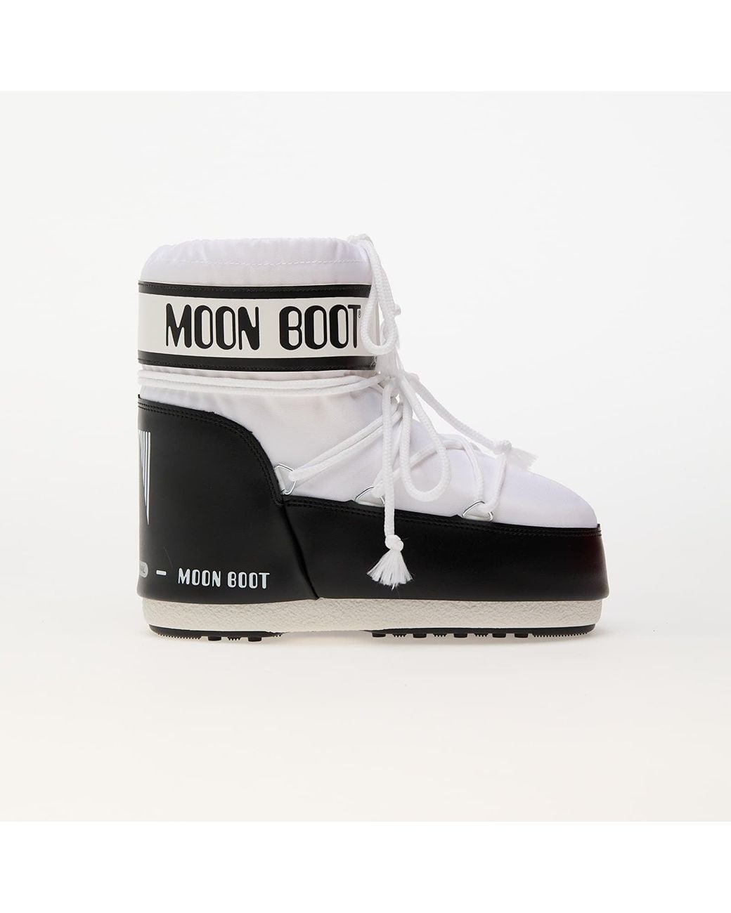 Moon Boot Black Shoes Icon Low Nylon