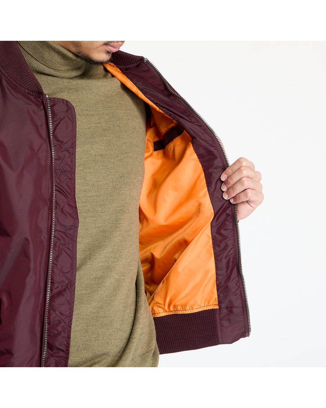 Alpha Industries Red Jacket Inc. Ma-1 Tt Two Tone for men