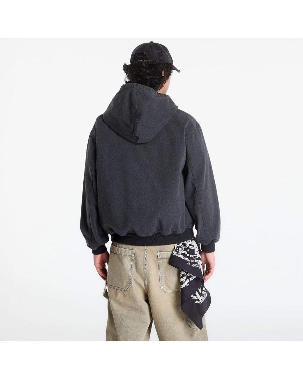 Neighborhood Blue Jacket Zip Hooded Jacket for men