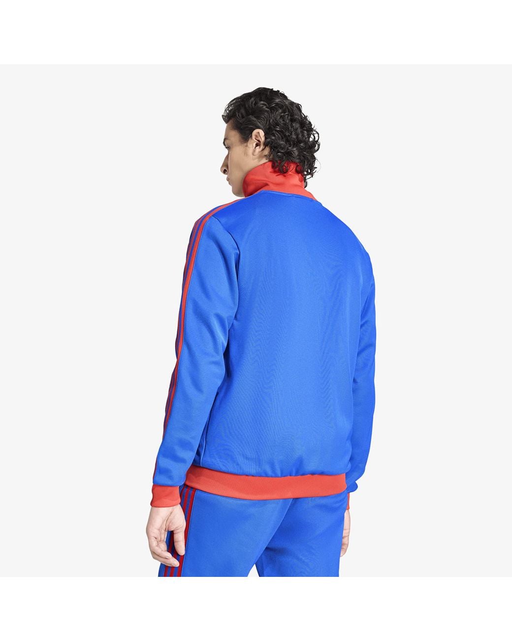 Adidas Originals Sweatshirt Adidas Classic Track Top in het Blue voor heren