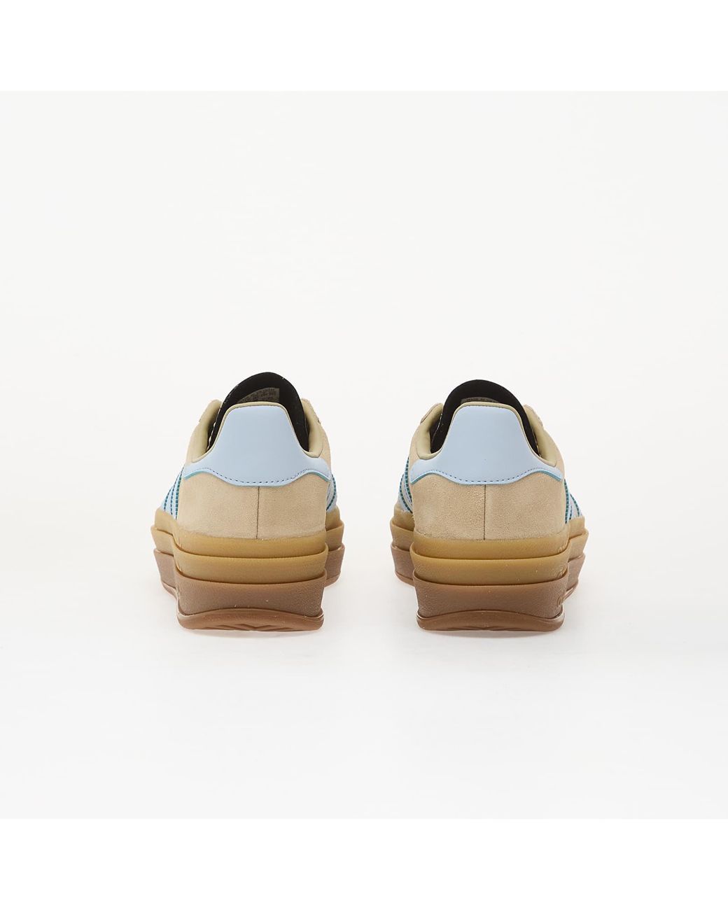 Adidas Originals Sneakers Adidas Gazelle Bold Stone Khaki/ Crystal Sky/ Met. Eur in het White