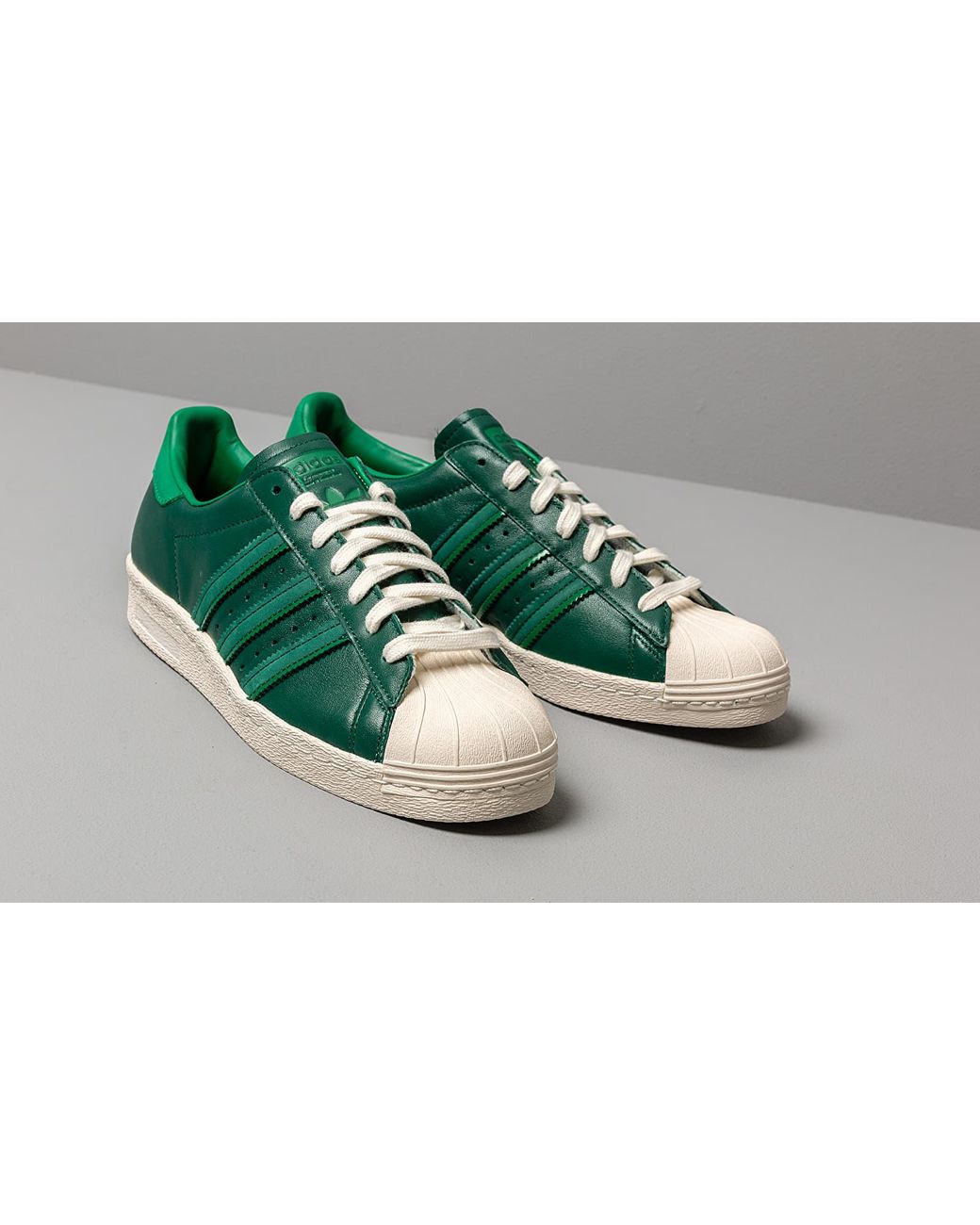 adidas Originals Adidas Superstar Core Bright Green/ Off White for Men | Lyst