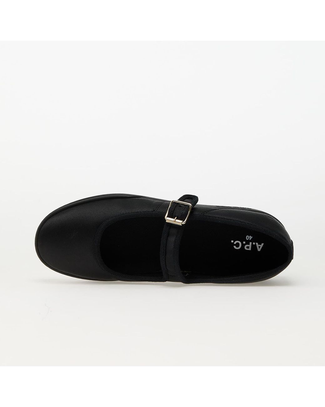 A.P.C. Sneakers Moe Mary Janes in Black | Lyst