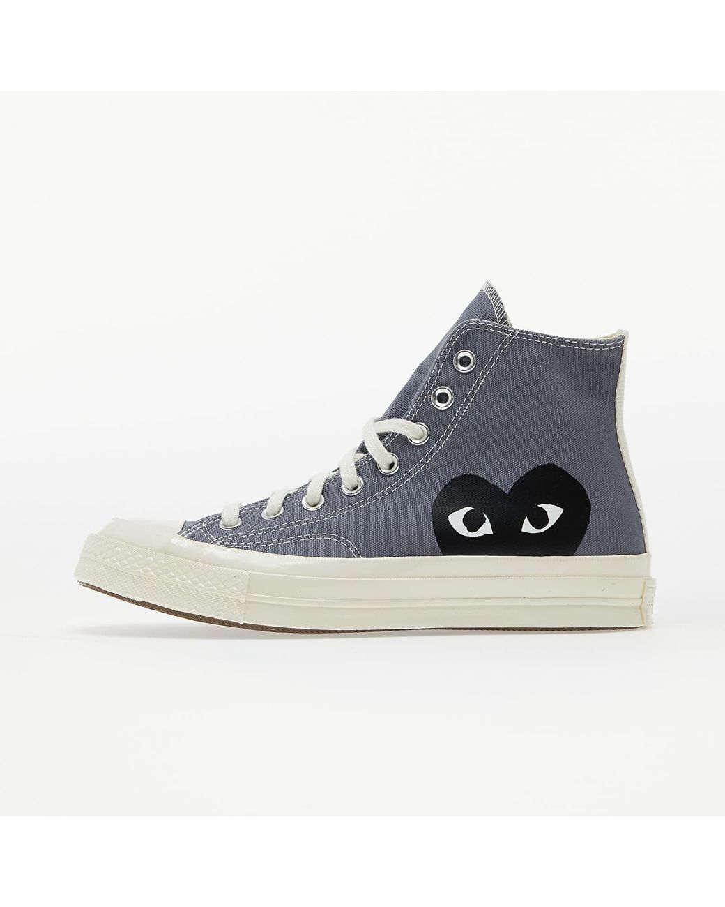 comme des garcons converse grey