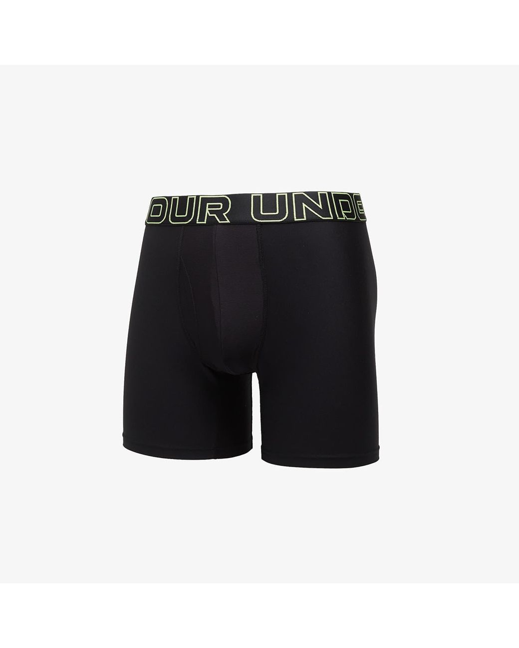 Under Armour Black Performance Tech Solid 6In 3-Pack for men