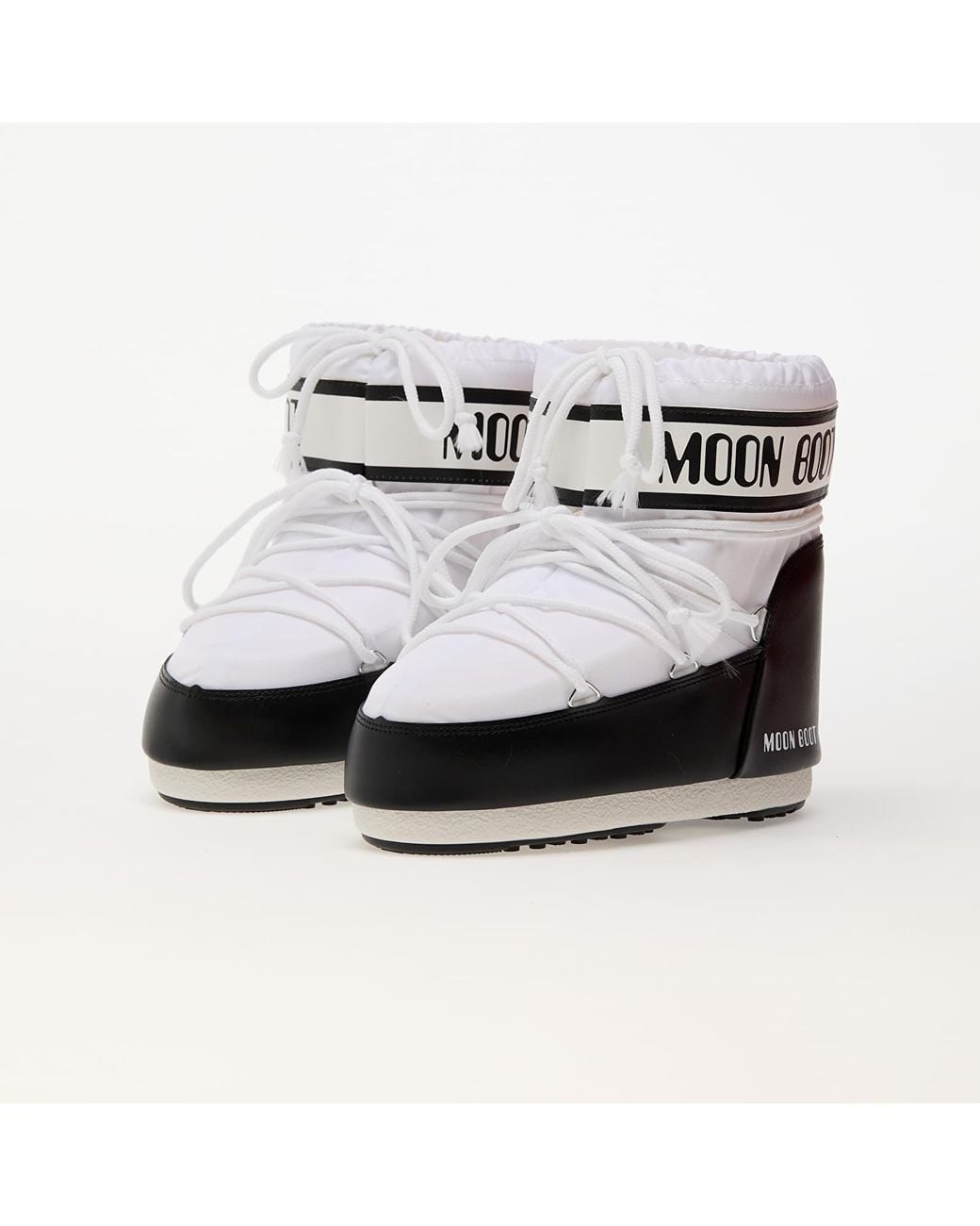 Moon Boot Black Shoes Icon Low Nylon