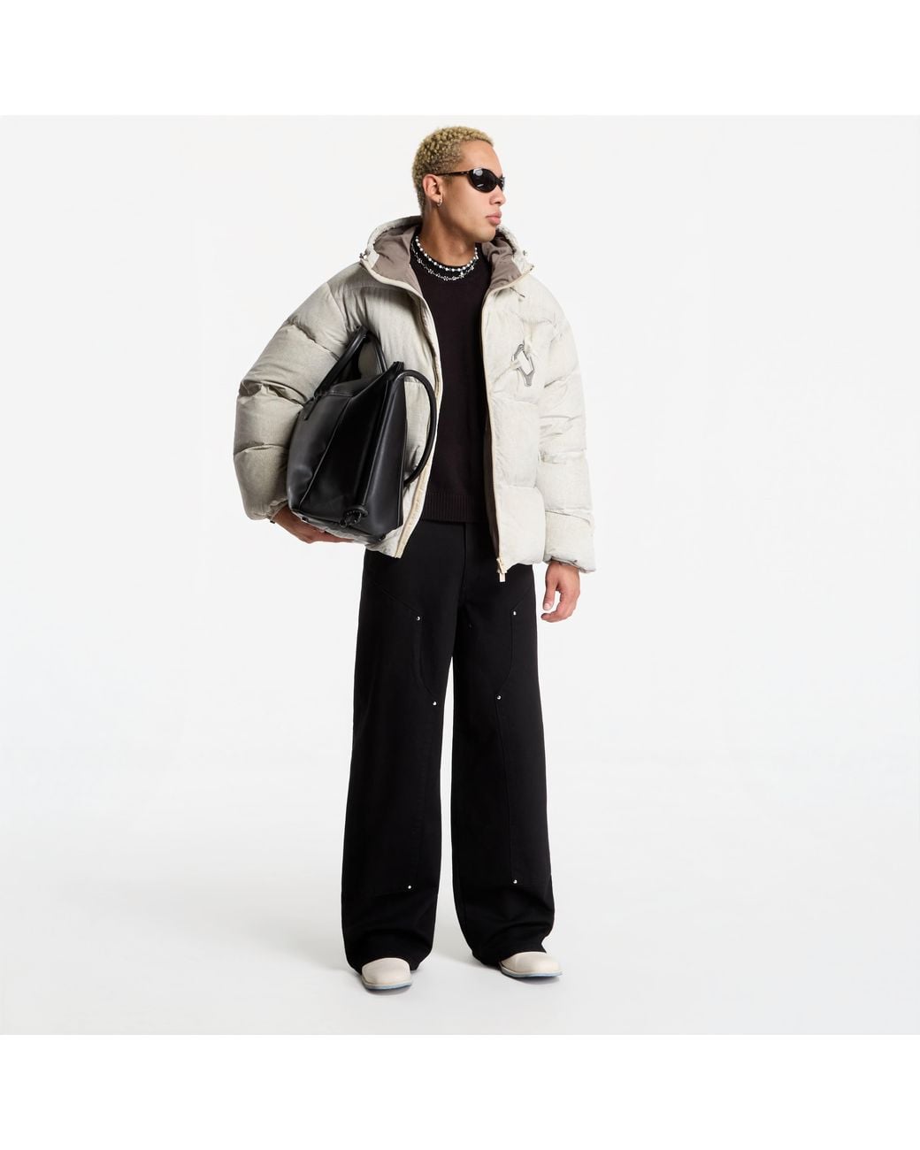 HELIOT EMIL Jas Lumen Down Puffer in het Natural