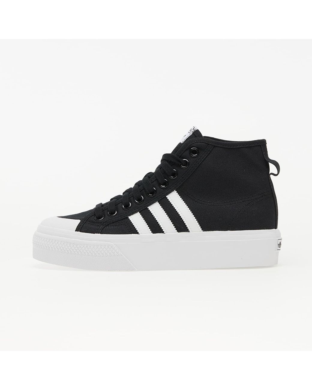 adidas nizza platform core black