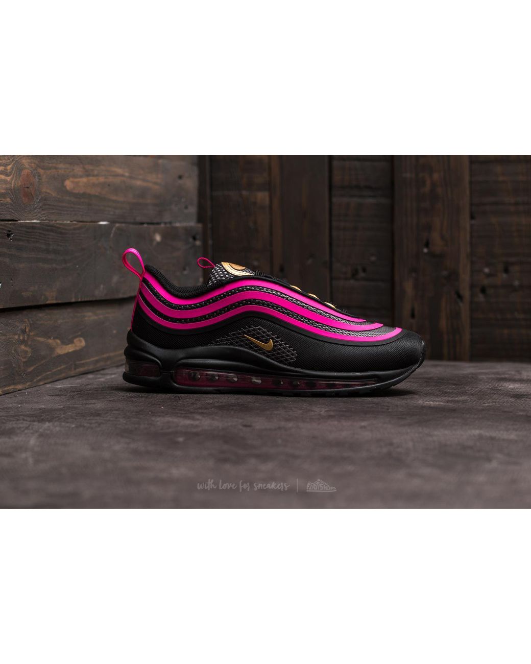 Nike Max 97 Ul 17 Black/ Metallic Gold-pink | Lyst