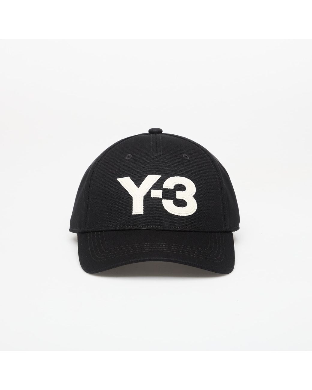 Y-3 Black Mütze Logo Cap