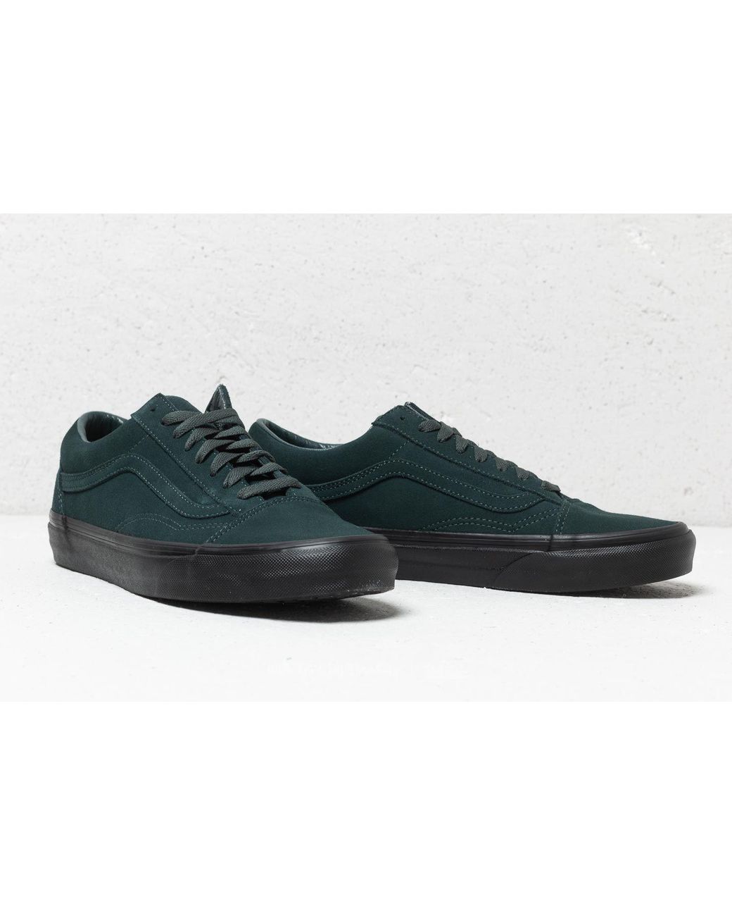 Vans Old Skool (black Outsole) Darkest Spruce/ Black for Men