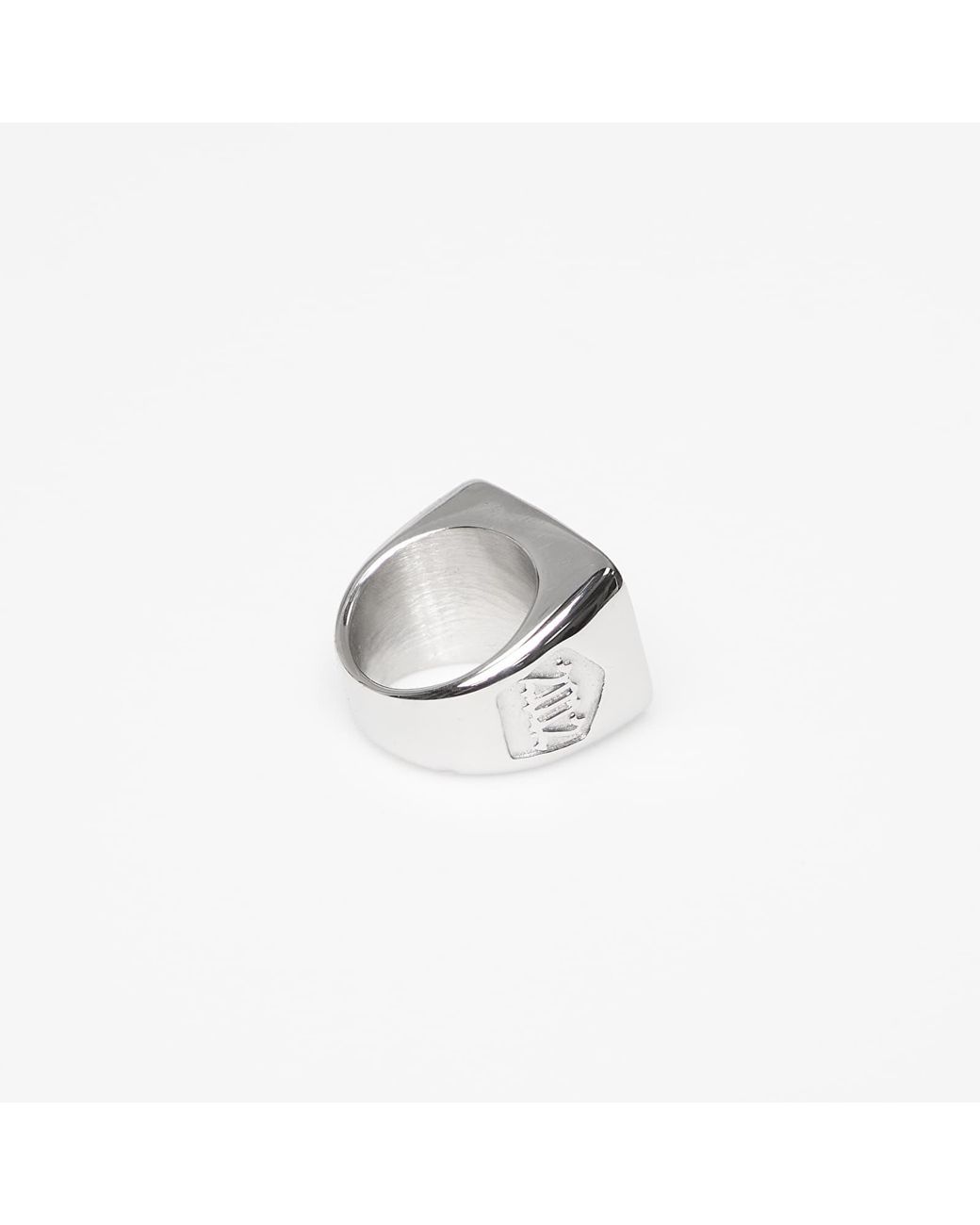 Wasted Ring Wasted Paris U Crest Signet Ring in White | Lyst
