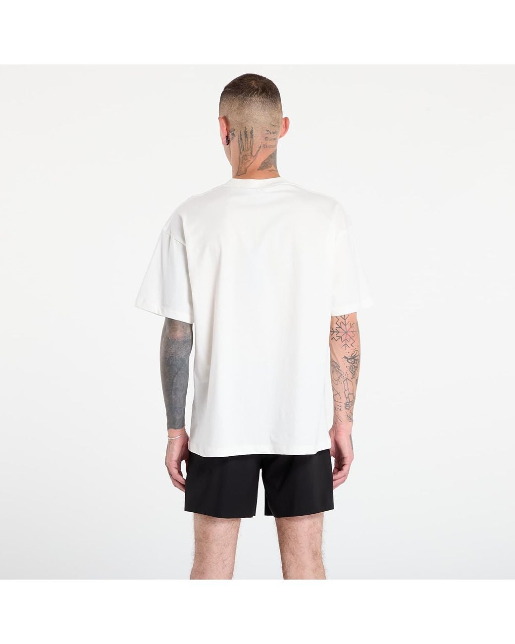 Represent White T-Shirt Initial Oversized T-Shirt for men