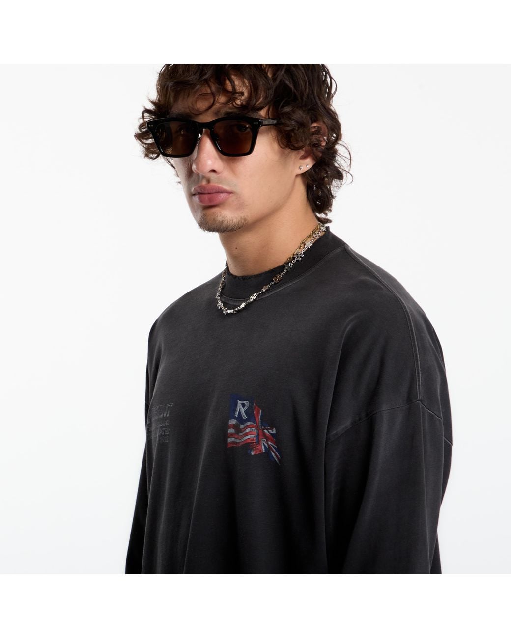 Represent Black T-Shirt Eagle Ls T-Shirt