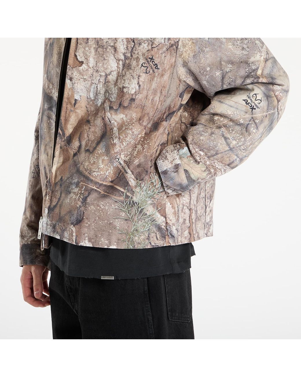 Represent Jas Real Tree Trucker Jacket in het Brown
