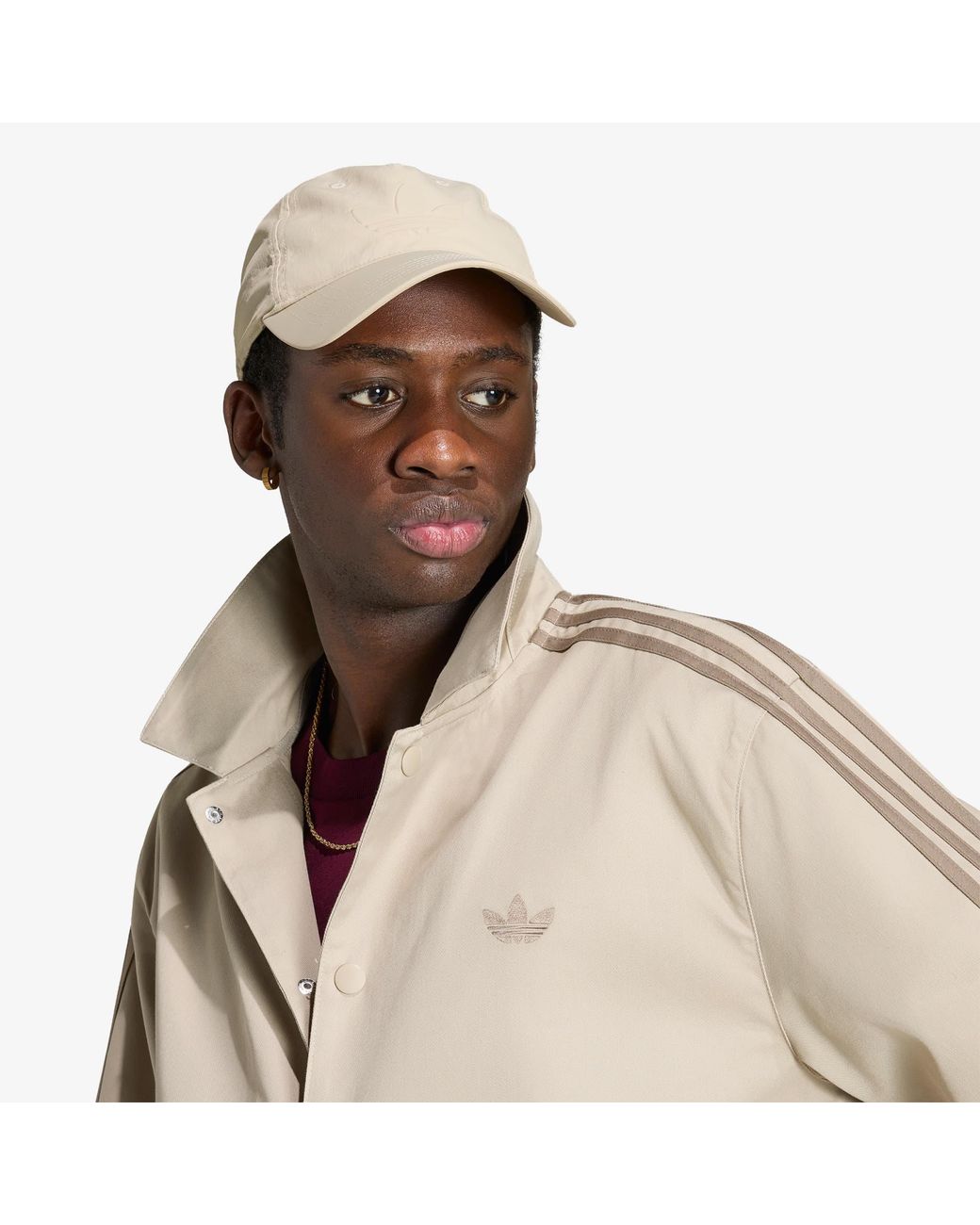 Adidas Originals Natural 3 Stripes Jackets for men